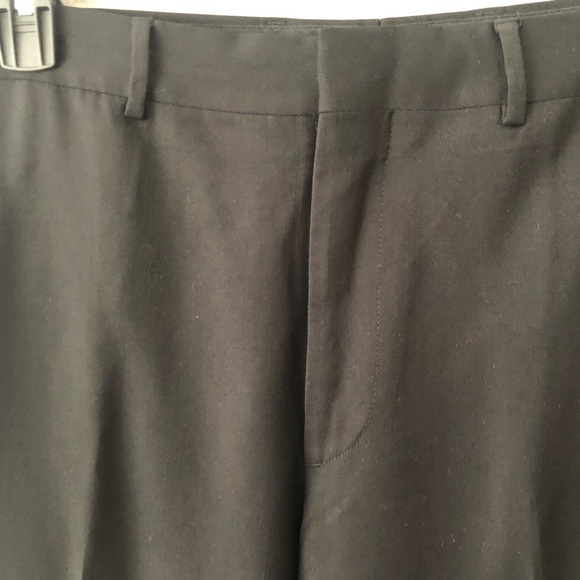 BANANA REPUBLIC MEN’S BLACK SLIM SOLID ITALIAN WOOL SUIT PANTS.SIZE 34-32 - Picture 6 of 14